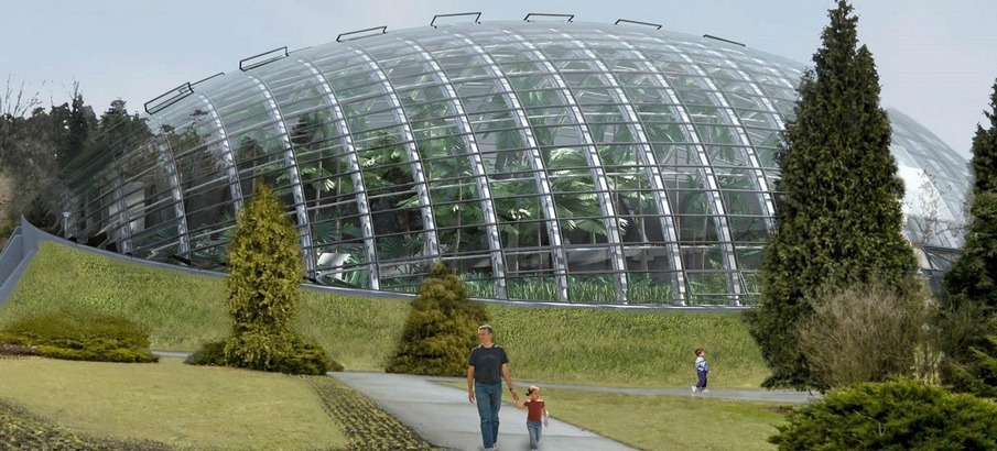 Slezské muzeum znovu hledá firmu, která v arboretu postaví unikátní skleník