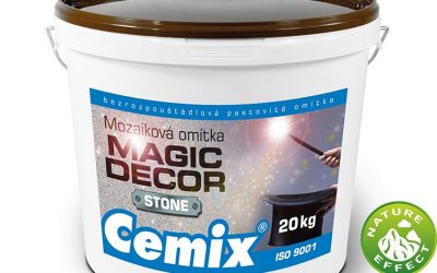 Omítka Cemix MAGIC DECOR STONE vytvoří věrohodný vzhled kamene