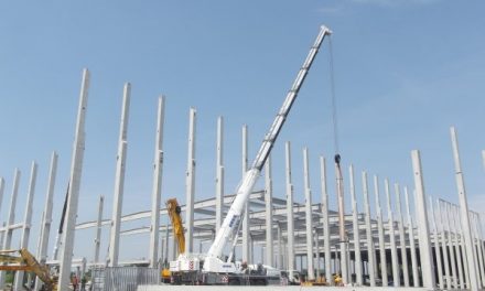 Probíhá výstavba logistického areálu v Ostravě – Hrušově