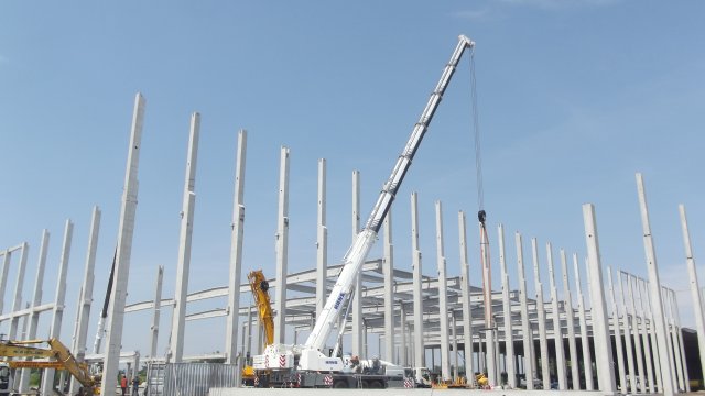 Probíhá výstavba logistického areálu v Ostravě – Hrušově