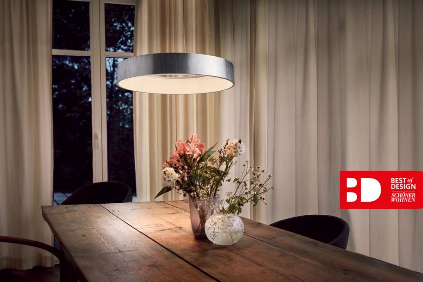 Závěsné svítidlo z řady SUN@HOME od LEDVANCE získalo cenu Best of Design